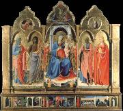 Fra Angelico, Virgin and child Enthroned with Four Saints